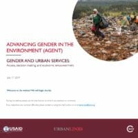 Gender and urban services